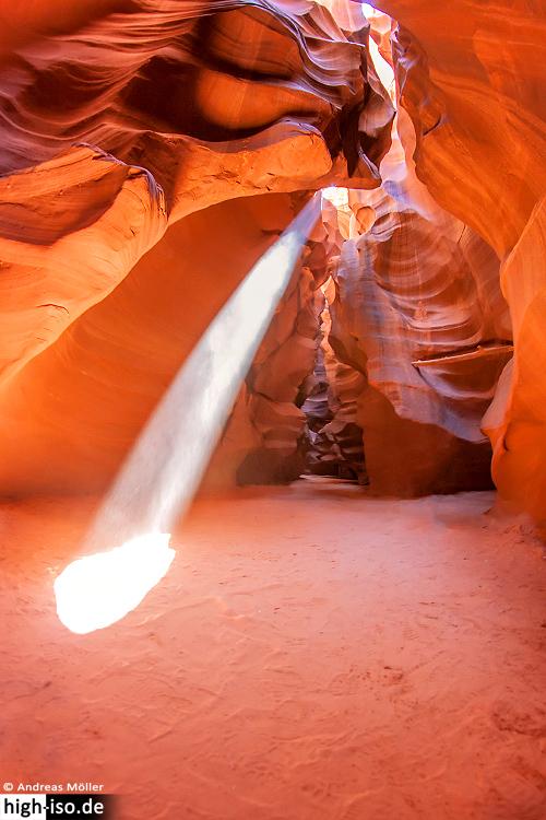 Beam im Antelope Canyon