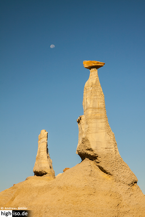 The Hoodoo Tower and the Moon