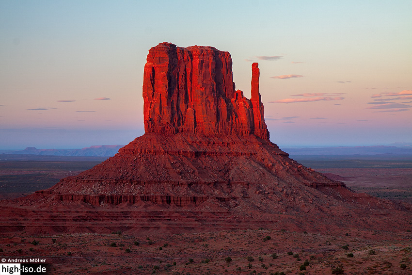 Monument Valley on Fire