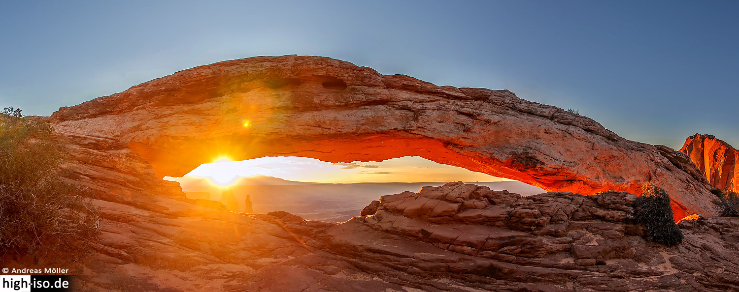 Mesa Arch Panorama Mesa Arch
