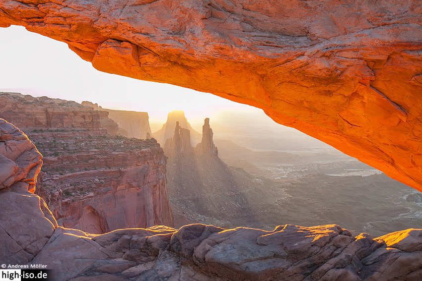 Golden Sunrise at Mesa Arch