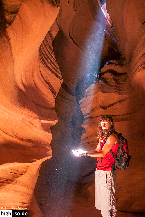 Lichtspiel im Antelope Canyon