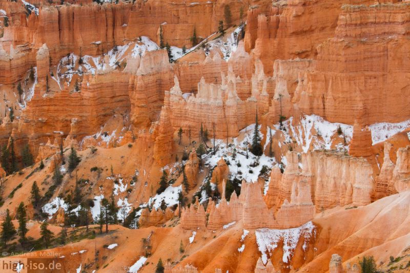 Der Bryce Canyon im Schnee
