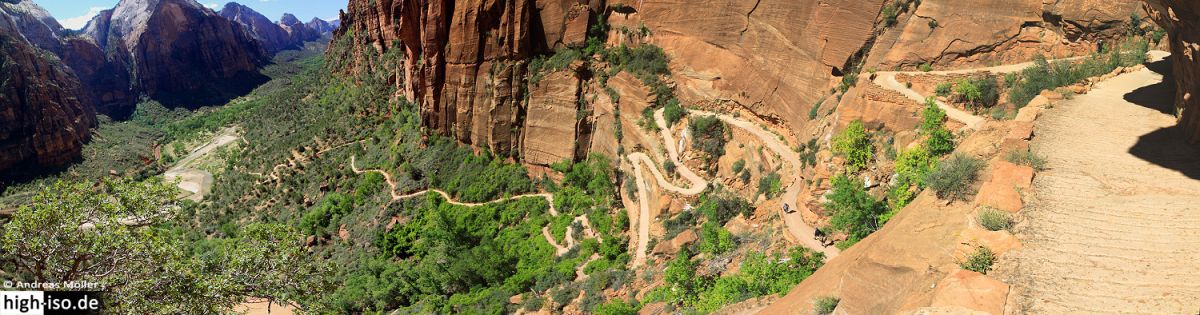 Aufstieg zum Angels Landing