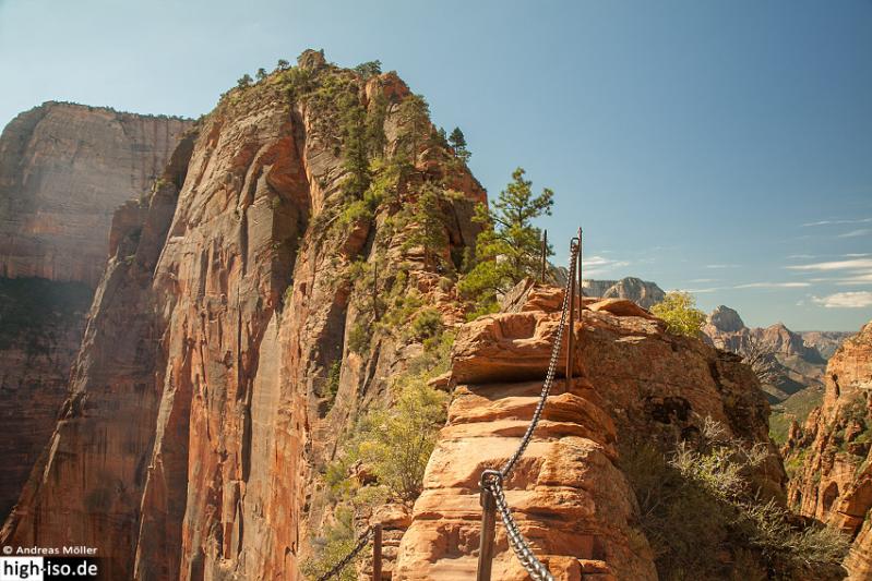 Auf dem Angels Landing