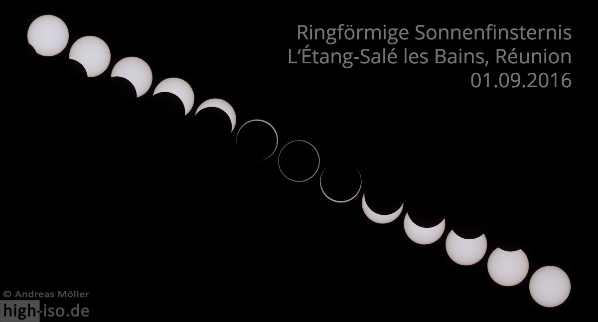 Ringförmige Sonnenfinsternis 2016 - Réunion