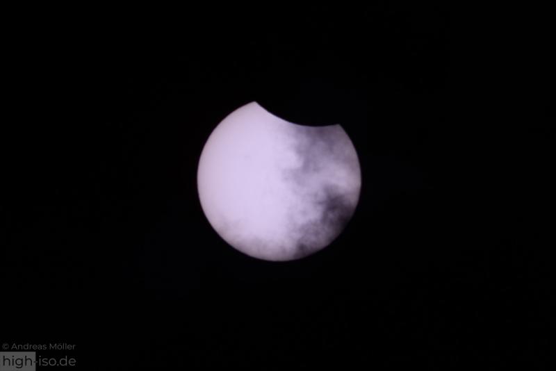 Wolken zu Beginn der Finsternis