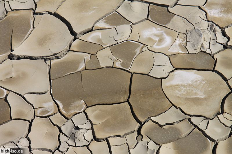 Trockener Boden im Wash