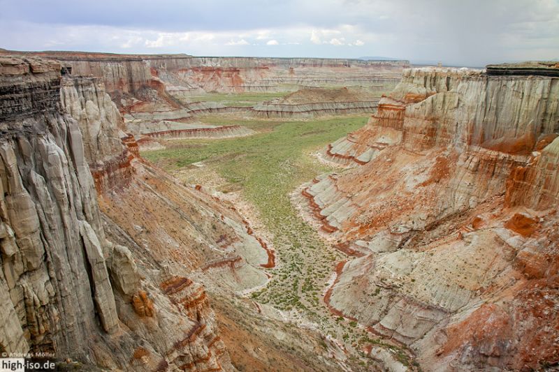 Rot gestreifer Coalmine Canyon