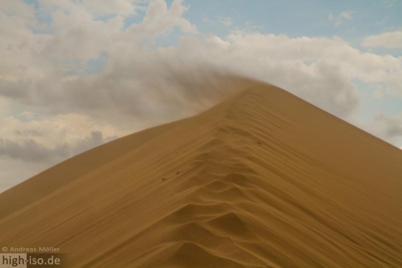 Sandsturm auf den Dünen